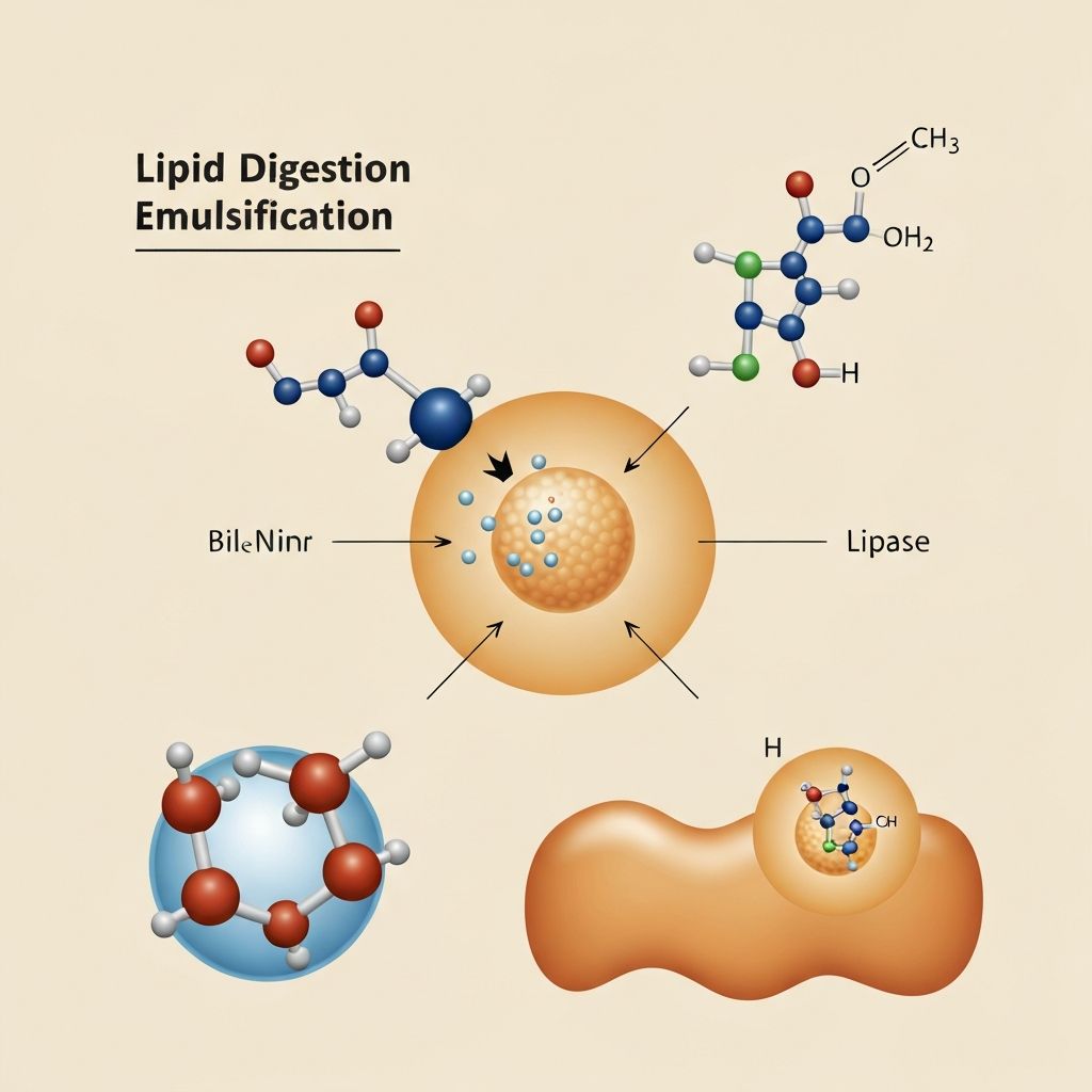 Lipid digestion and metabolic pathways